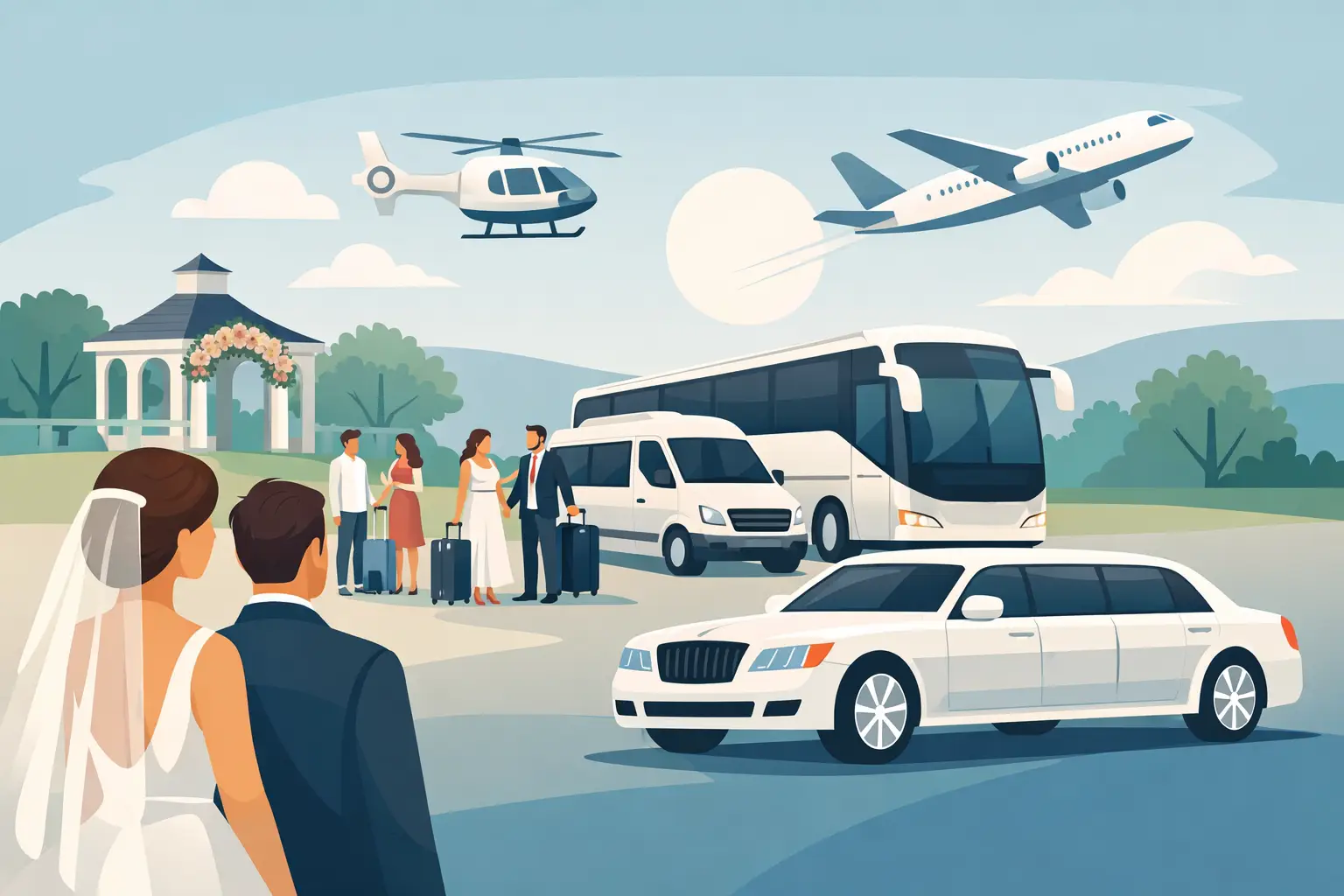 Best Transport for Wedding Guests Explained