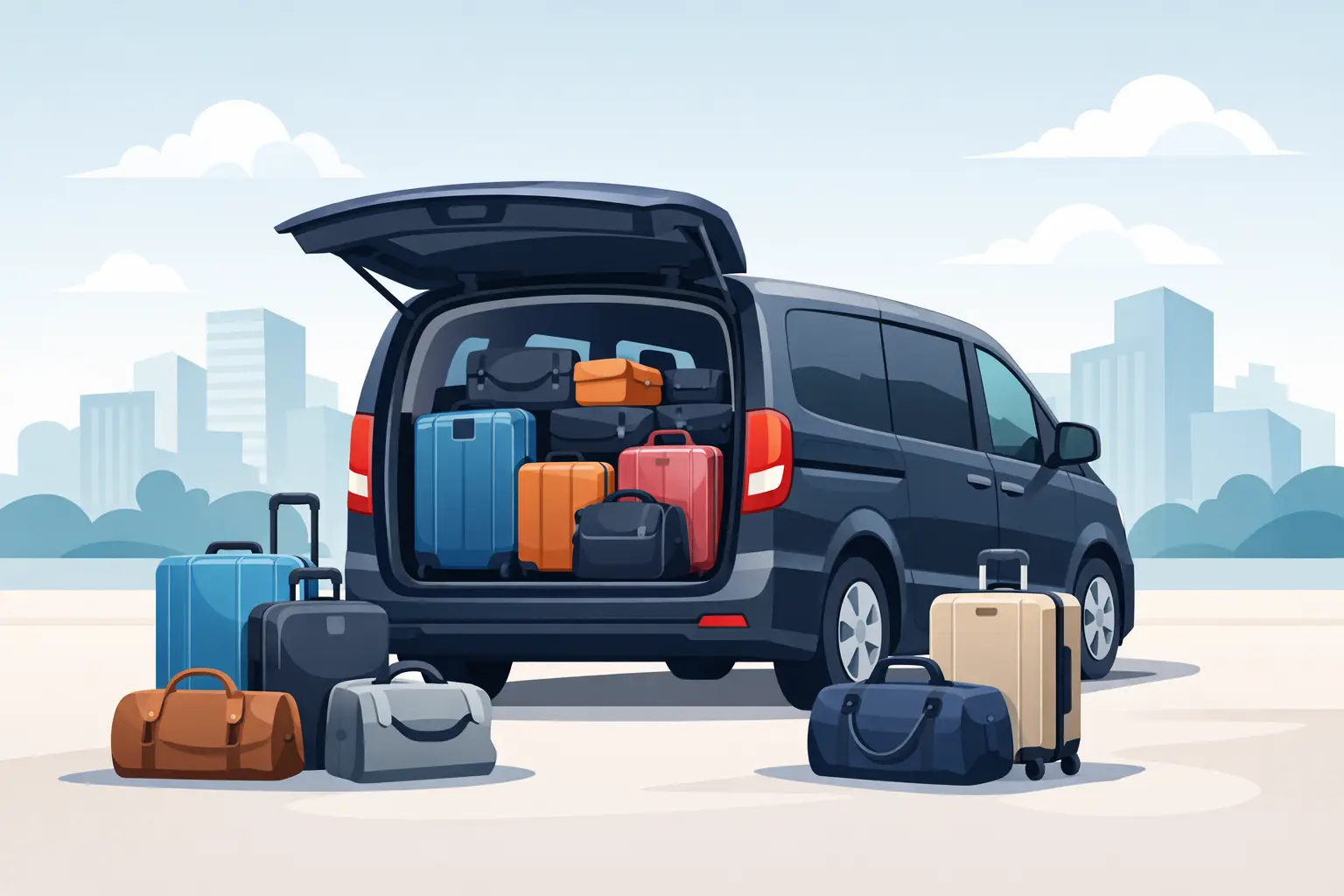How Much Luggage Fits Maxicab?